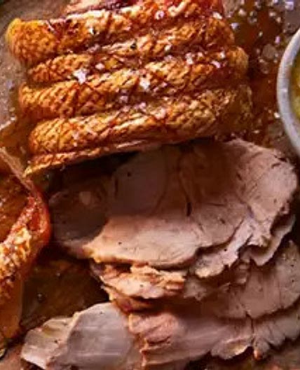 The best roast pork & apple sauce