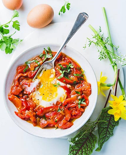 Chakchouka au oeuf au Cookeo