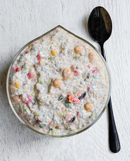34G Protein Mediterranean Chia Pudding with Yogurt