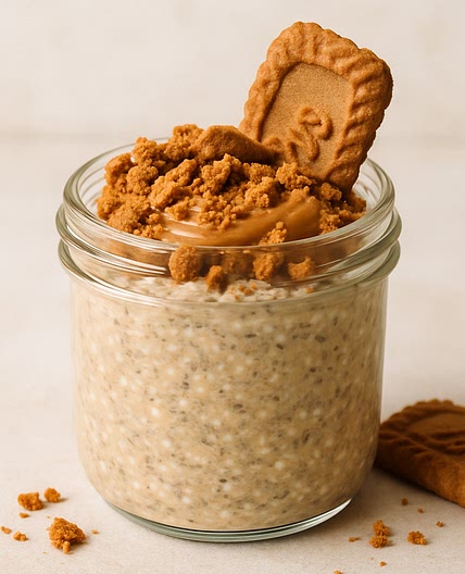 Biscoff Overnight Protein Oats
