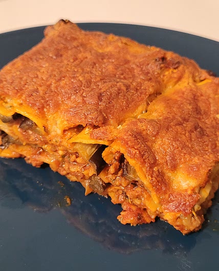 Auberginen-Hack-Lasagne