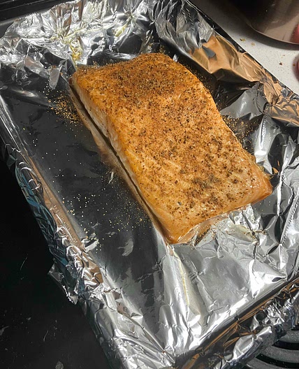 Mom’s Old Bay Salmon