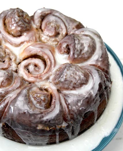 Cardamom Cinnamon Rolls with Buttermilk Glaze