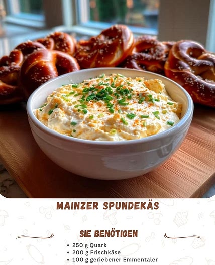 🧀 MAINZER SPUNDEKÄS (Eine köstliche Köstlichkeit)