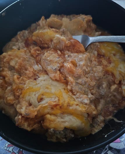 Gringa enchilasagna (red/beef)