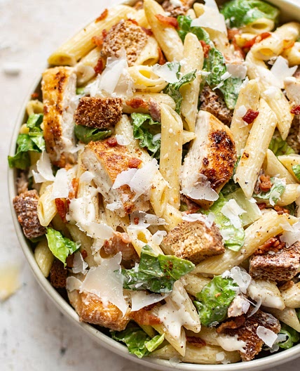 Chicken Caesar Pasta Salad