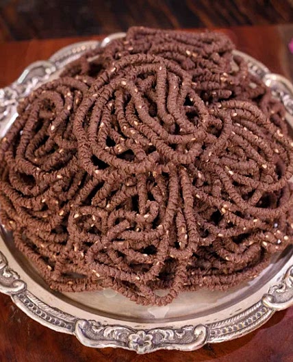 Ragi Murukku(finger millet murukku)
