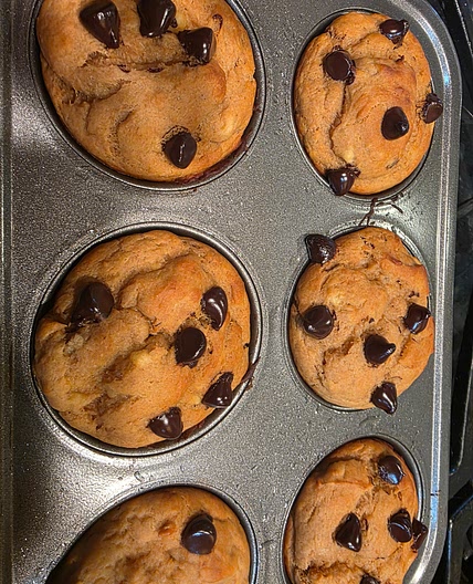 Protein banana muffins