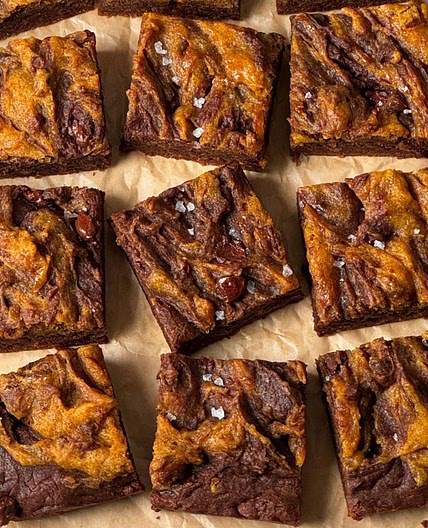 Vegan Pumpkin Brownies