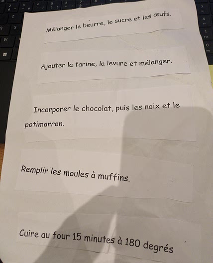 Muffins au potimarron, chocolat, noix