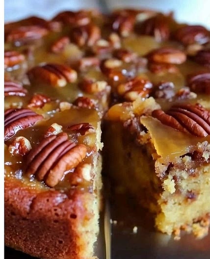 Pecan Upside-Down Cake