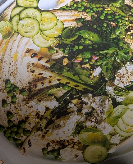 Hummus salade met feta