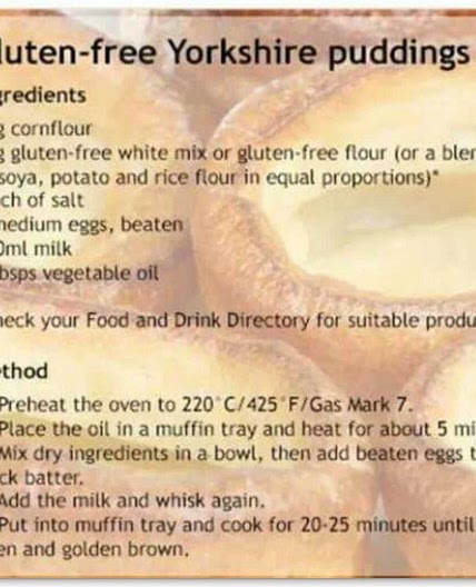 Yorkshire pudding Gluten Free