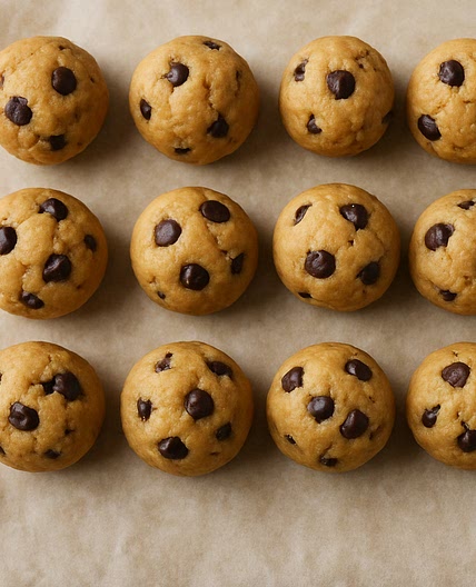 Banana bread cookie dough balls