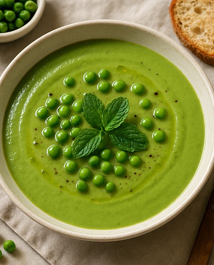 Velouté de petits pois