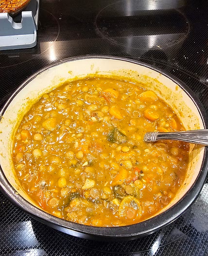 Spanish lentil stew