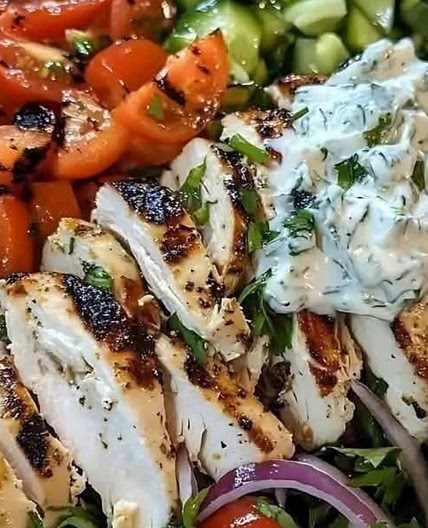 Grilled Chicken Mediterranean Bowl