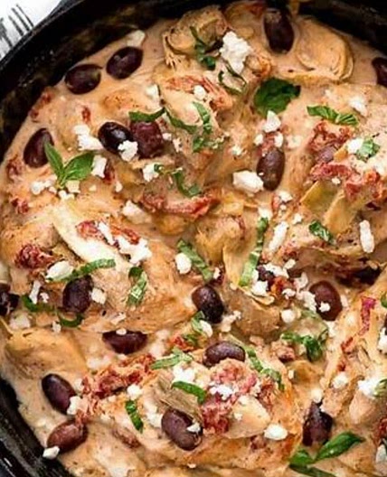 Creamy Mediterranean Chicken Dinner