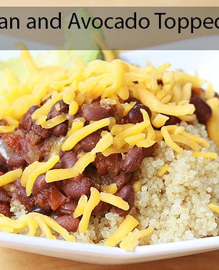 Recipe: Black Bean and Avocado Topped Quinoa