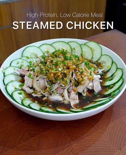 High-Protein Low Calorie Meal: Steamed Shredded Chicken in under