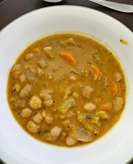 Creamy Mediterranean Bean Soup