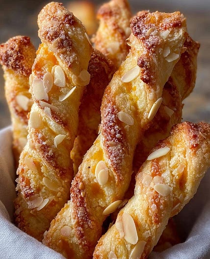 Almond Orange Ricotta Biscuit Twists 🍊✨