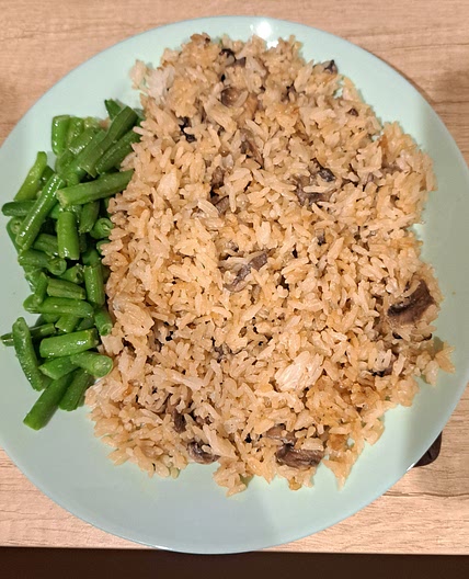 Arroz cremoso de setas