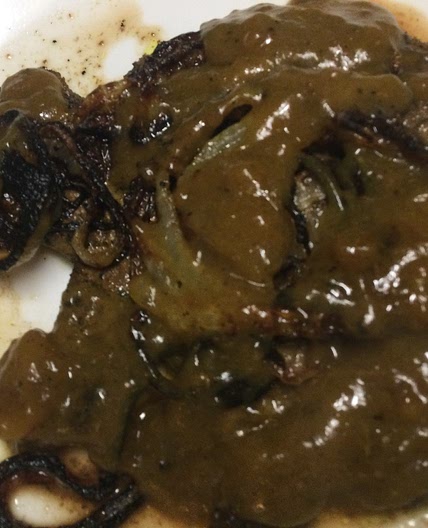 Marinated Air fryer Liver and onions.