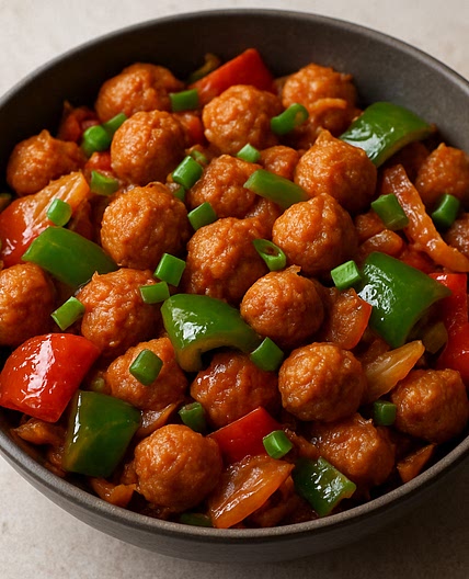 Soya Chunks Stir Fry