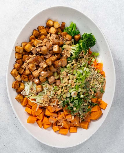 High-Protein Tofu Buddha Bowl