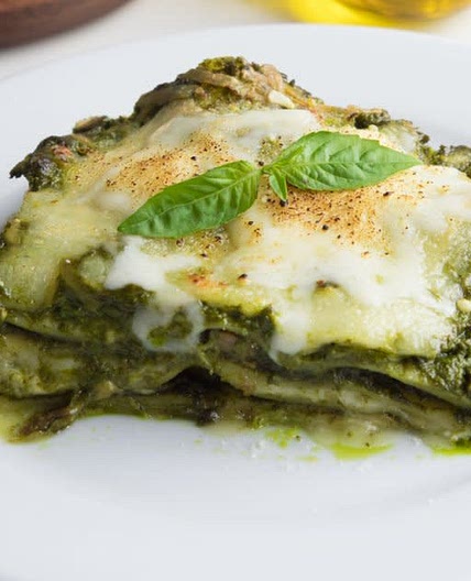 Lasagnes au pesto de Mamy