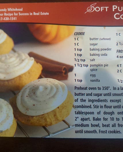 Soft Pumpkin Cookies