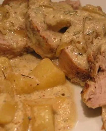 Filet mignon aux pommes