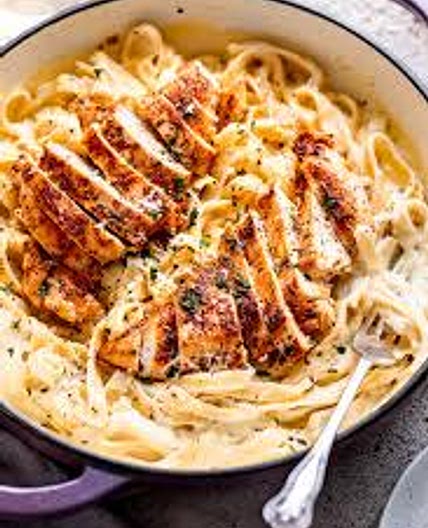 Recipe: Homemade Chicken Alfredo Pasta