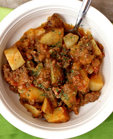 Instant Pot Beef and Cheddar Ranch Potatoes