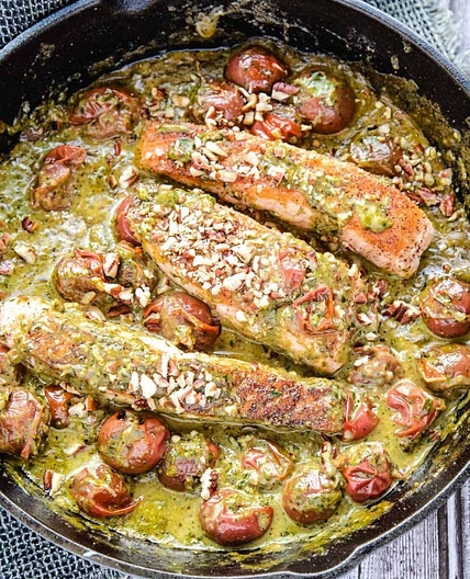 Pesto Salmon