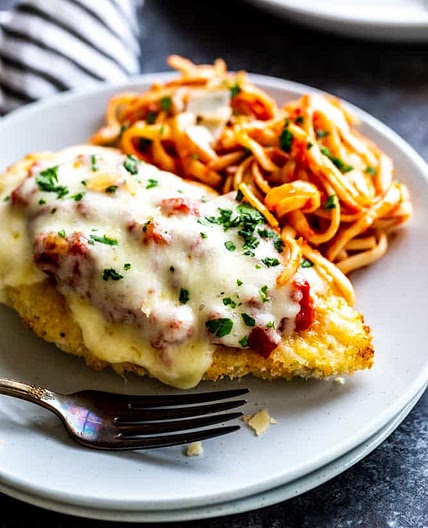 Oven Baked Chicken Parmesan