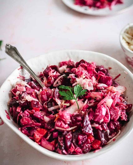 Russian vinaigrette salad (vinegret salad)