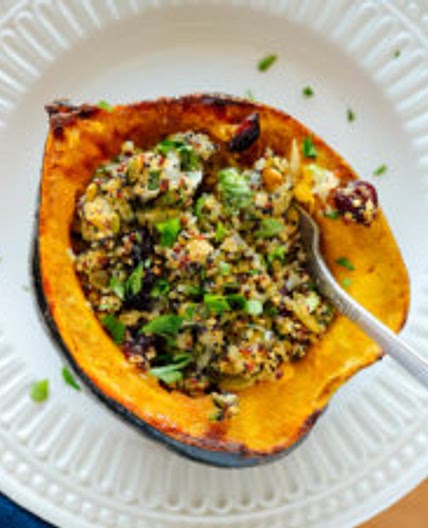 Vegetarian Stuffed Acorn Squash