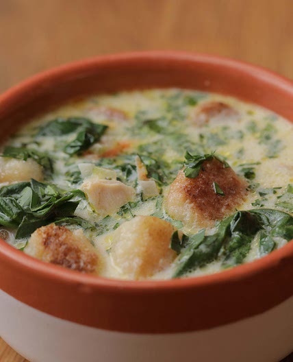 Chicken & Cauliflower Gnocchi Soup Recipe by Tasty