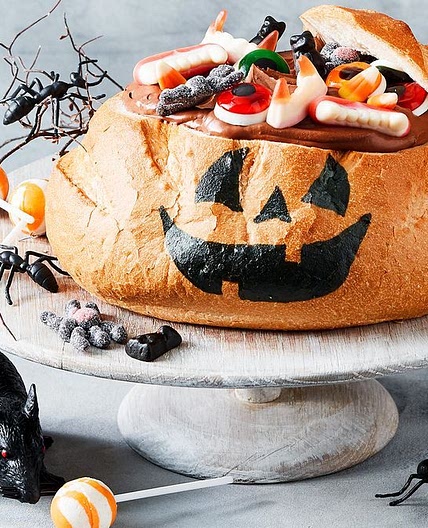 Jack-o-cob loaf dip