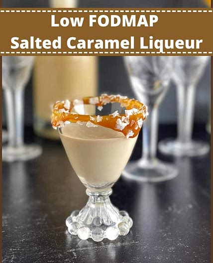 Low FODMAP Salted Caramel Liqueur