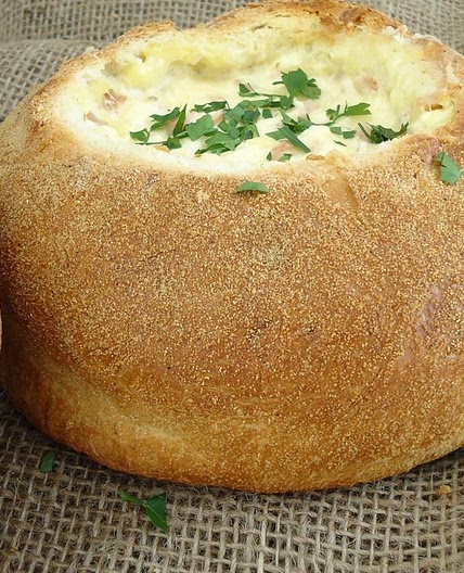 Bacon and Cheese Cob Loaf Recipe