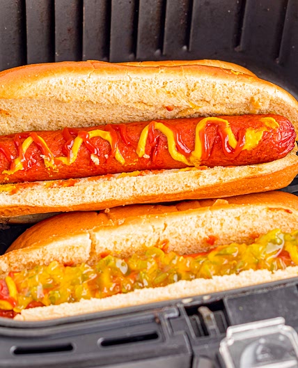 Air Fryer Hot Dogs