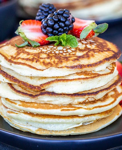Crazy Easy Sourdough Pancakes