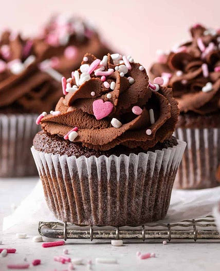 Small Batch Gluten Free Chocolate Cupcakes