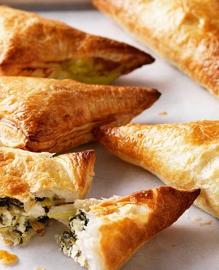 Spinach & feta turnovers