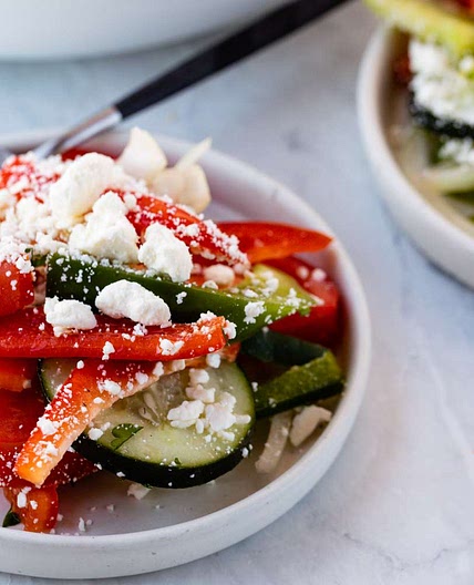 Shopska Salata Bulgarian Tomato Salad