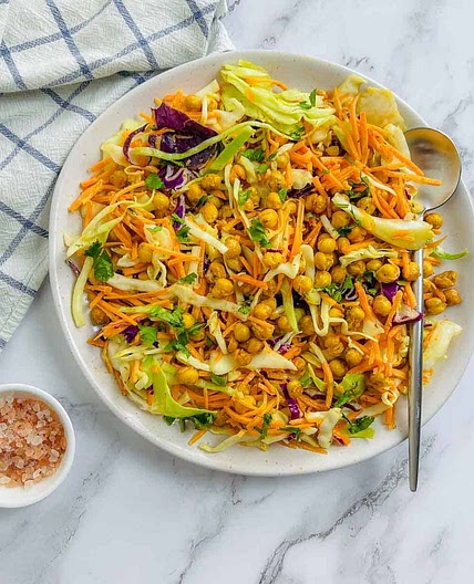 Roasted Chickpea Crunch Salad