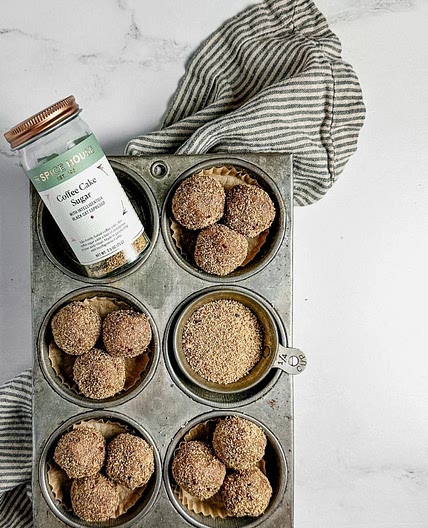 Tahini Date Truffles